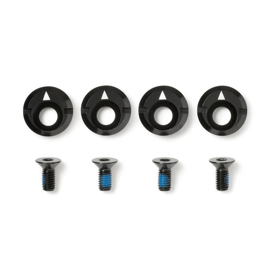 Cuff bolts Crossfire black M6 Set 4-pack