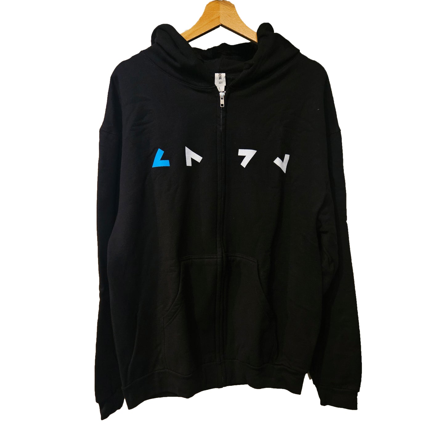 Rolling Glyph Lightweight Zip Hoodie