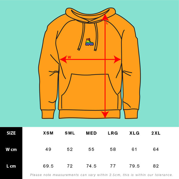 Colours Hoodie Yellow