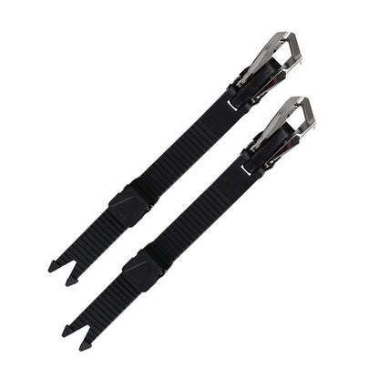 Top buckle SBM3 metal 20cm pair black