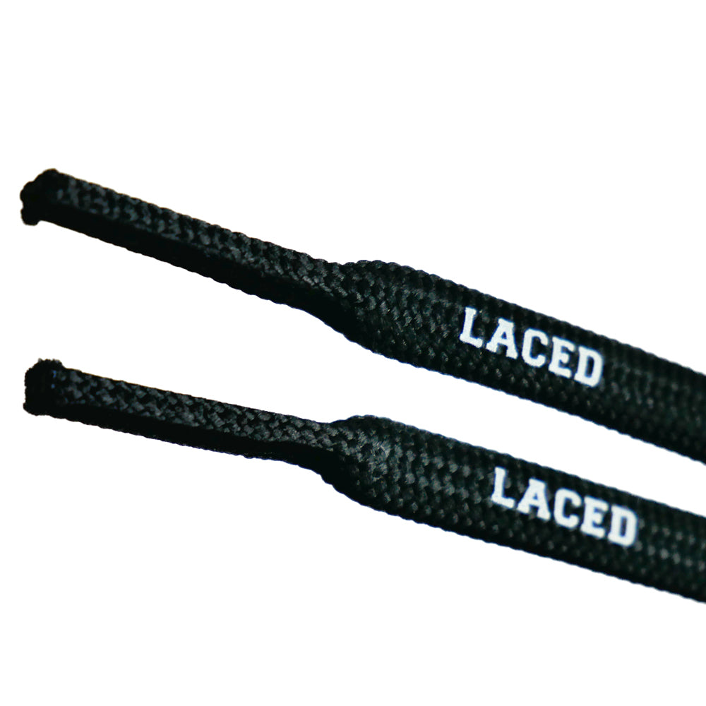 Round Waxed Laces 157cm black