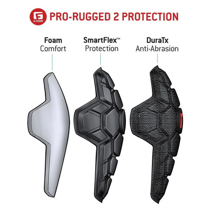 Youth Pro-Rugged 2 Extended Knee Guard Black