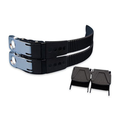 Top Buckle SBM3 909 Silver Buckle black pair