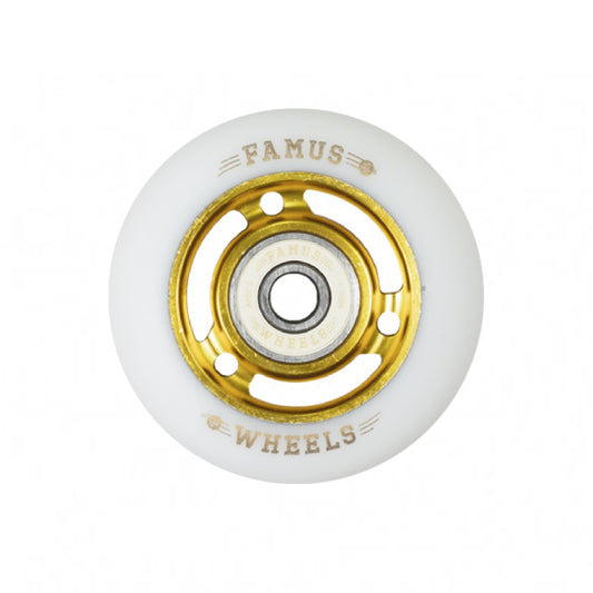 Metal Core 64mm/88A 4-pack + bearings gold