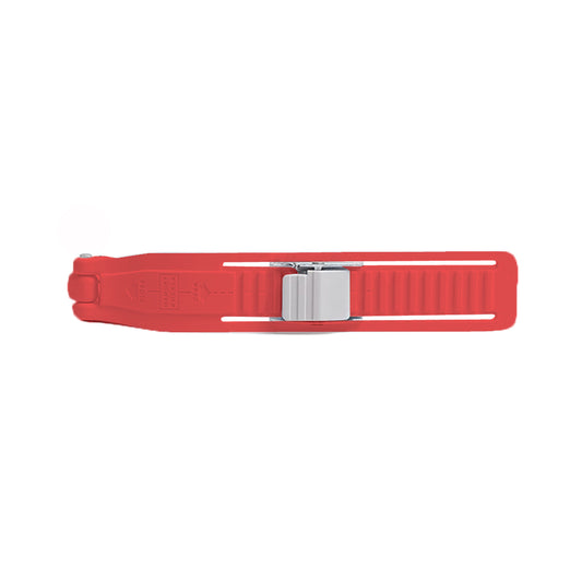 Memory buckle strap pair red