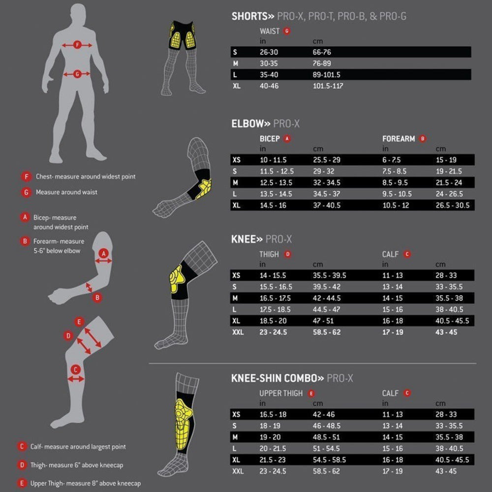 G-Form Pro-X Knee-Shin combo pads