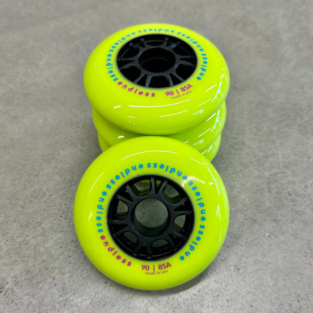 90mm/85A 4-pack Yellow