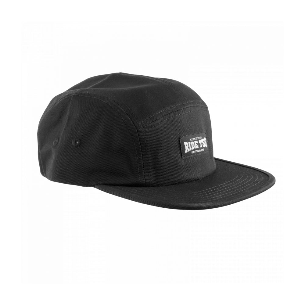 5 Panel Cap Black