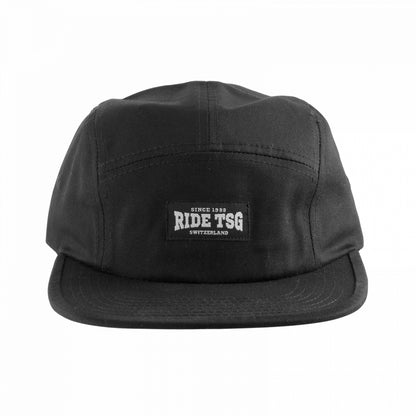 5 Panel Cap Black