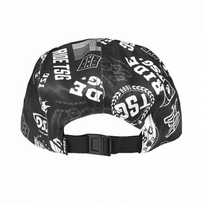 5 Panel Cap Black