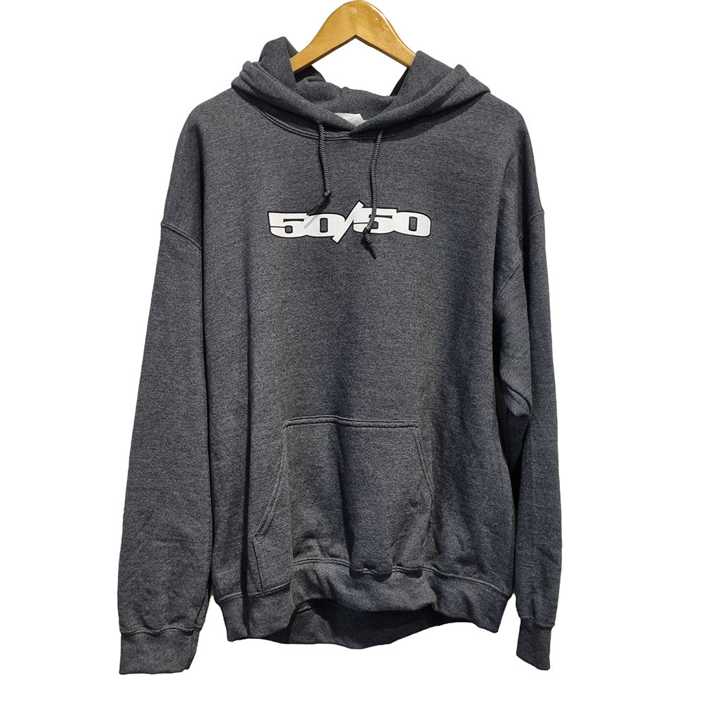 Stamp logo hoodie grey