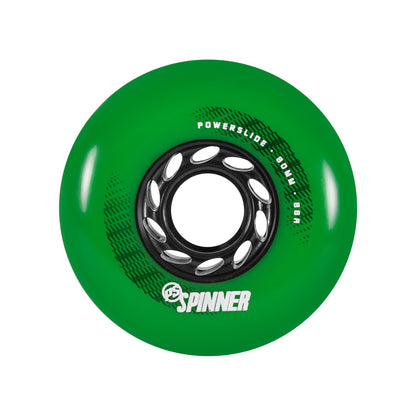 80mm Spinner 4-pack green