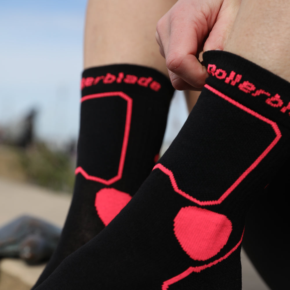 High Performance Socks W black/pink