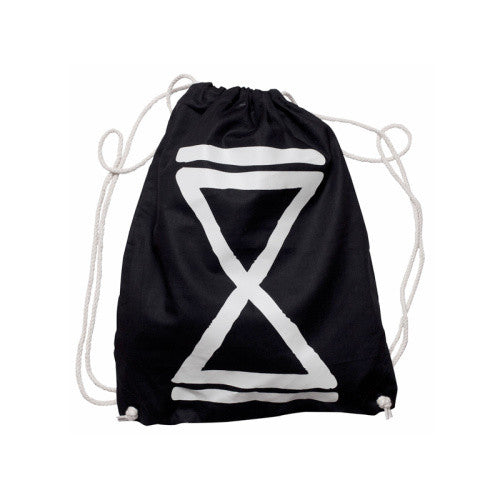 TBJP Sanduhr logo gymsack