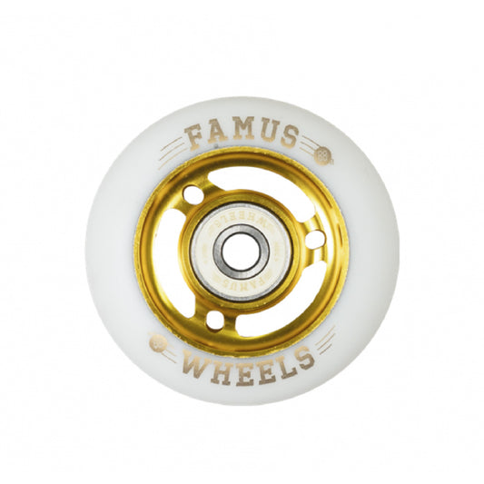 Metal Core 68mm/88A white/gold 4-pack + bearings