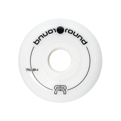 Round 76mm/84A white