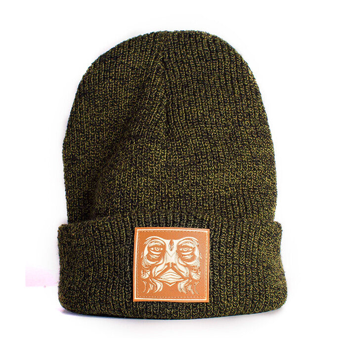 Face beanie yellow