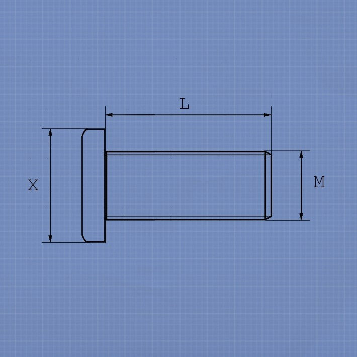 Frame Mounting Bolt Allan/Hex M6 L22mm pcs