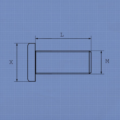 Frame Mounting Bolt Allan/Hex M6 L22mm pcs