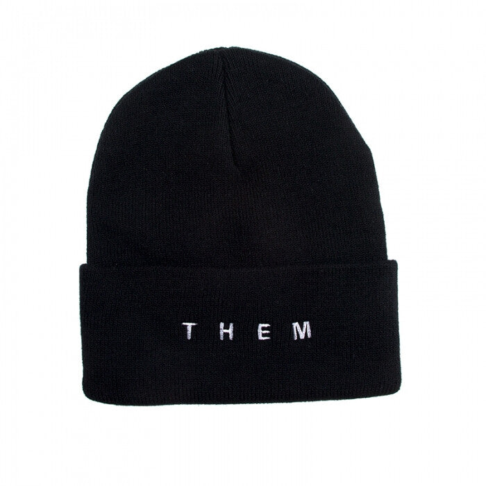 Embroidered Beanie black